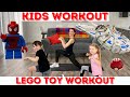 Kids Workout / LEGO TOYS Kids Workout Videos! (age 3 -10)