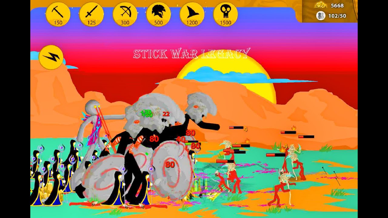 MERIC witch and STONE GIANT perfect combination | STICK WAR LEGACY ...