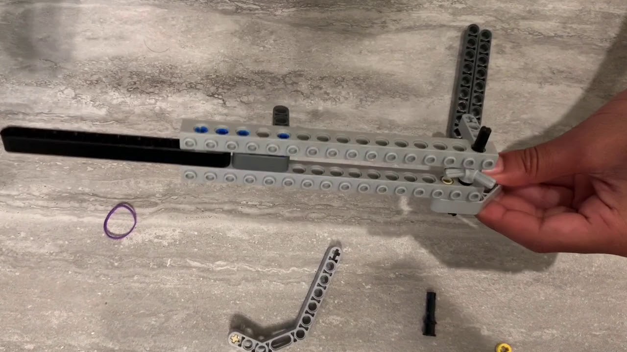 How to make a Lego rubber band shooter - YouTube