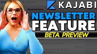 NEW Kajabi Newsletter Feature | BETA PREVIEW Tutorial