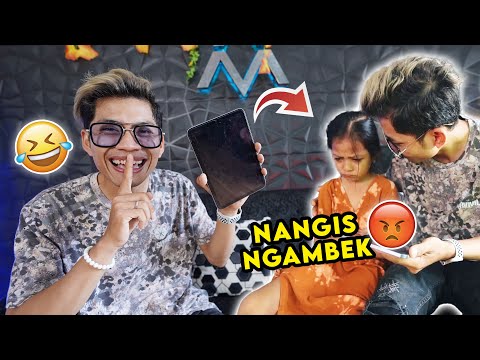 PRANK HAPUS SEMUA GAME DI IPAD ALUNA‼️😂 DIA SAMPAI NANGIS NGAMBEK GAK TEGA‼️😭