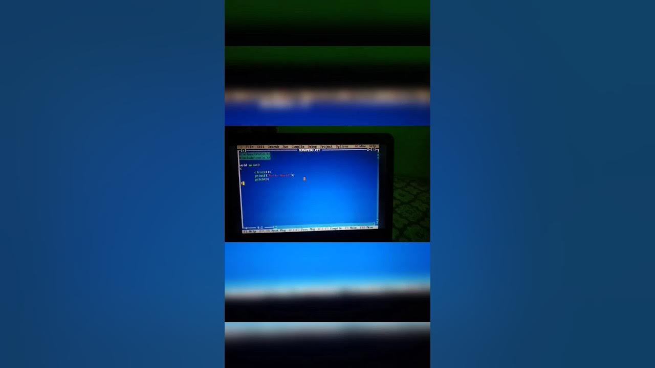 How to copy and paste program in turbo C #programming #learning # ...