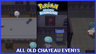 All Scary Old Chateau events - Pokemon Brilliant Diamond and Shining Pearl