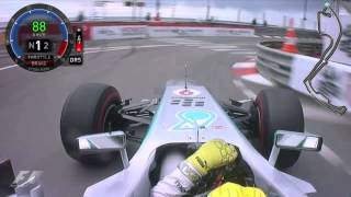 Monaco 2013  Onboard  Nico Rosberg