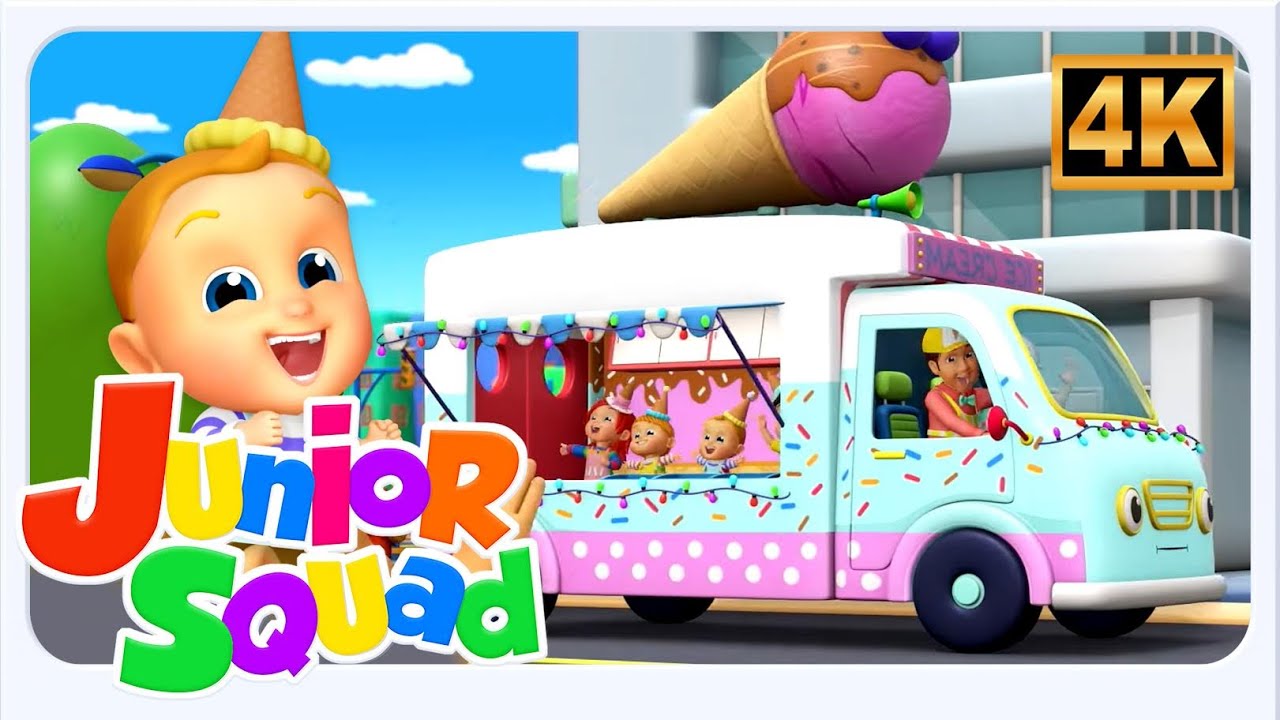 Wheels On The Ice Cream Truck, Song for Kids by Junior Squad