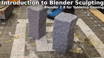 Sculpting Tabletop Game Terrain with Blender - Blender 2.8 for Tabletop Gaming