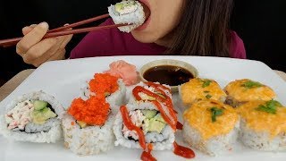 Asmr california sushi rolls mukbang *no talking, big bites, eating
sounds 초밥리얼사운드 먹방 hi everyone, today! i have
prepared in a few ways...