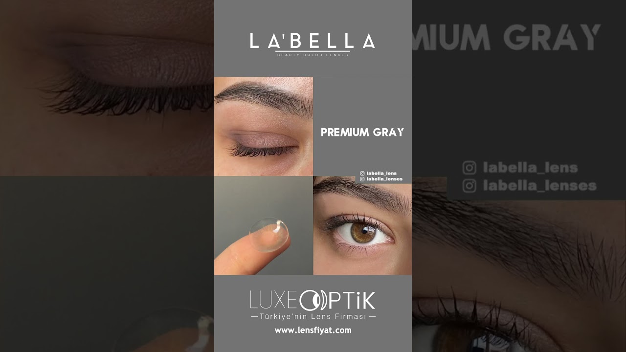 Labella Lens Türkiye Distribütörü | Labella Premium gray 