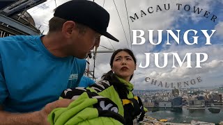 Macau Tower Bungy Jump Challenge: CAN I ACTUALLY DO IT!?!