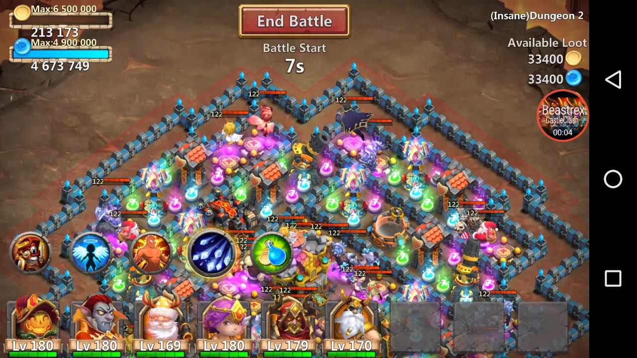 Insane Dungeon 2-2 Castle Clash - YouTube