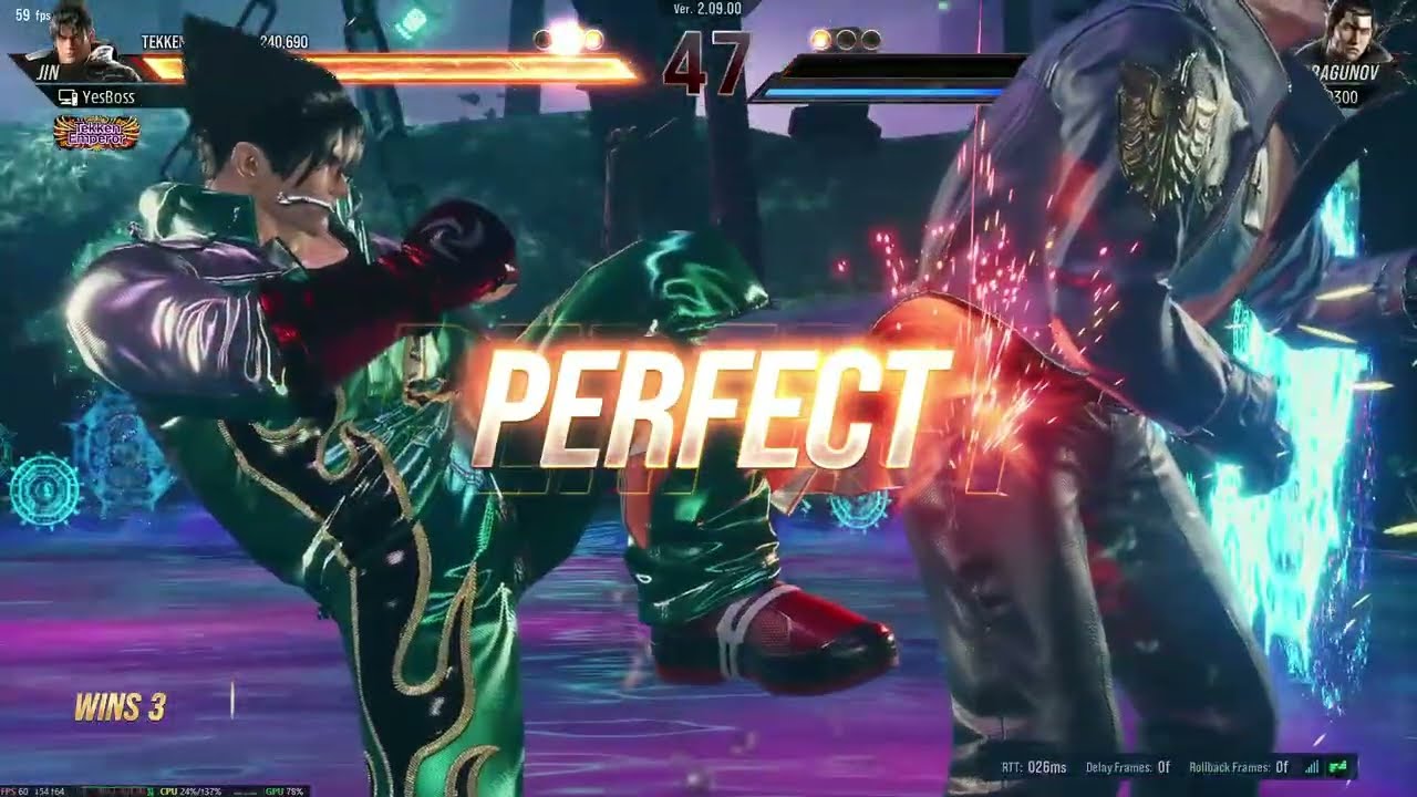 JIN vs DRAGUNOV | Tekken 8 Rank Season 2