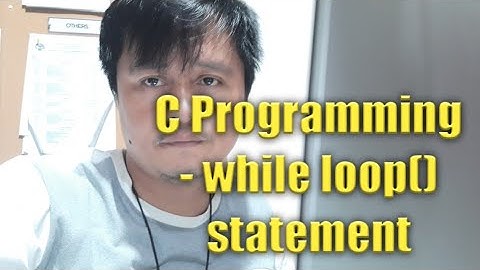 C Programming - while loop statement