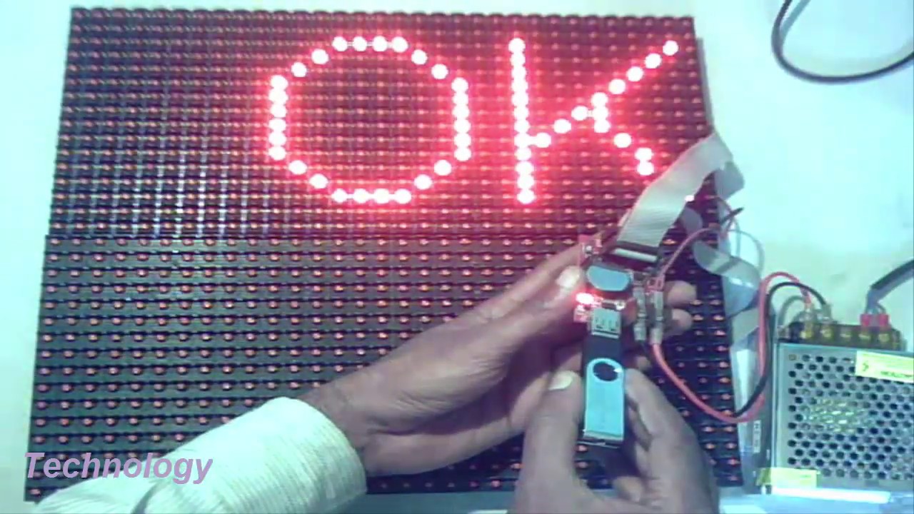 mineral nødvendig skjule How to program led display board. - YouTube