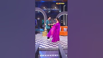 Arslan Khan and Hira Khan performing at the set of the talk show🥰🤩