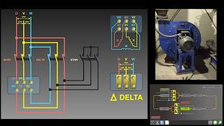 Star-delta induction motor starting