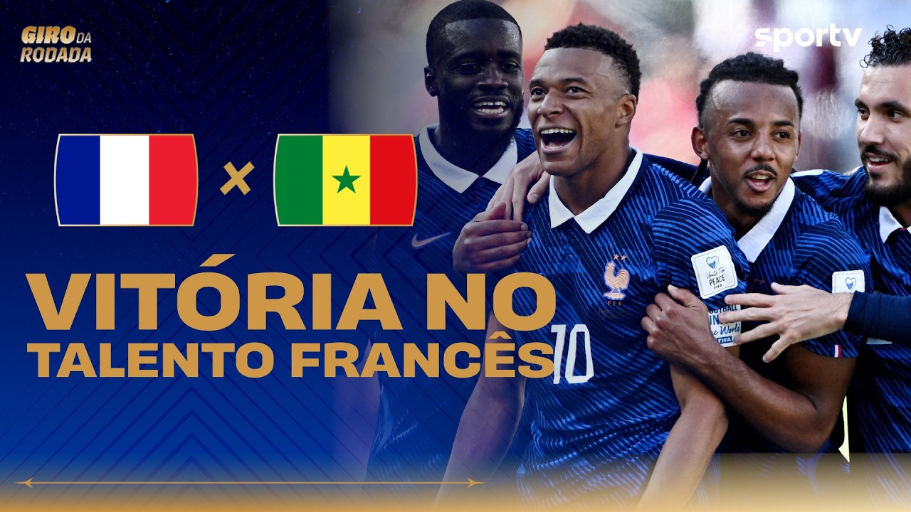 FRANÇA 3 x 1 SENEGAL | MBAPPÉ DECIDE MAIS UMA VEZ! | Giro da Rodada | Copa do Mundo 2026 | sportv