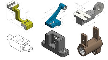Solidworks Exercises[180, 181, 182, 183, 184, 185]