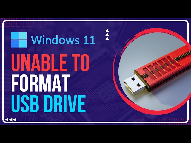 How to format a USB drive on Windows 11