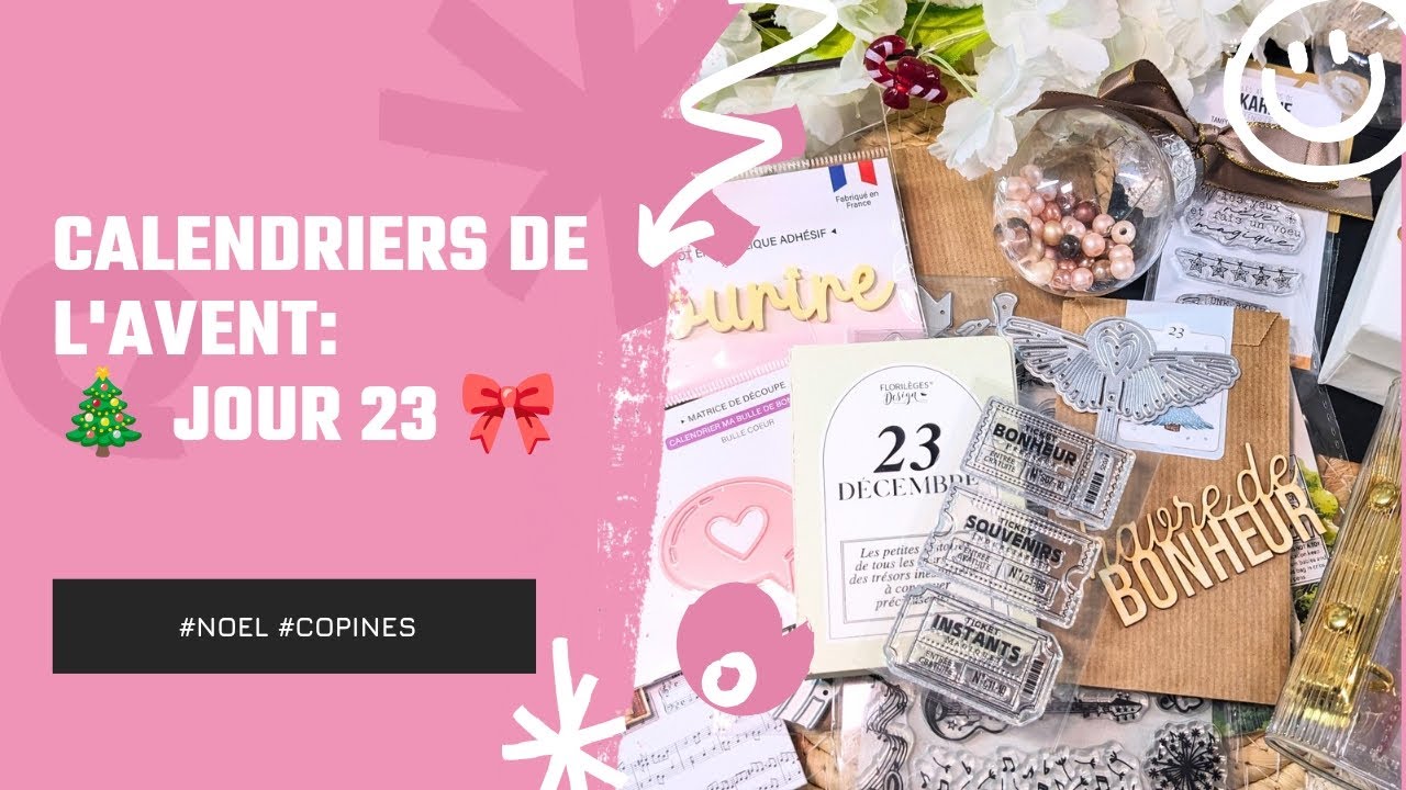Calendrier de l'avent:🎄Jour 23🎀@camillescrap@scrapdidi@LesateliersdeKarine@SagapoScrappe @sissicreas