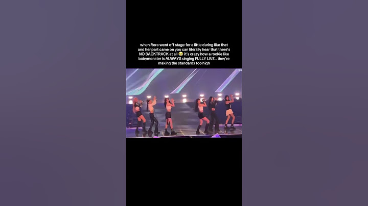 Rora left the stage during 'like that' performance  #babymonster #likethat #rora #worldtour2025