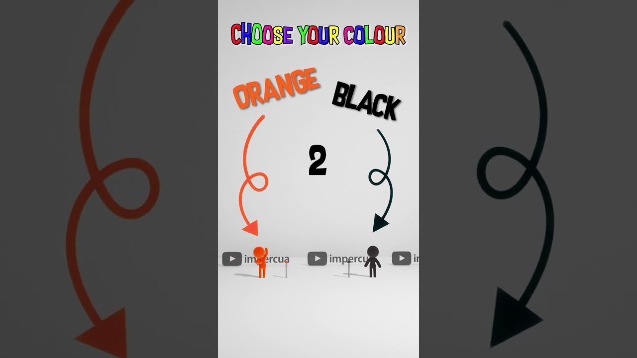Choose Your Colour! 😲 Stickman Challenge 7