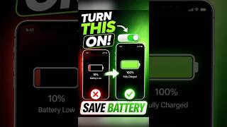 Fix Your iPhone Battery 🔥 Enable This Hidden Setting #smartphone #iphone #fixmyphone #shorts #phone