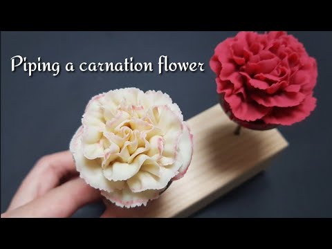 [Eng sub] 5월을 위한(어버이날, 스승의날) 앙금플라워 생화 스타일 카네이션 짜기 | How to pipe a natural style carnation