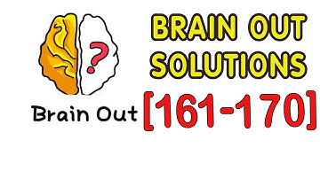 Brain Out (Level 161-170) || Walkthrough Solution