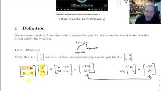 a7 1 1 Eigenvalues and Eigenvectors