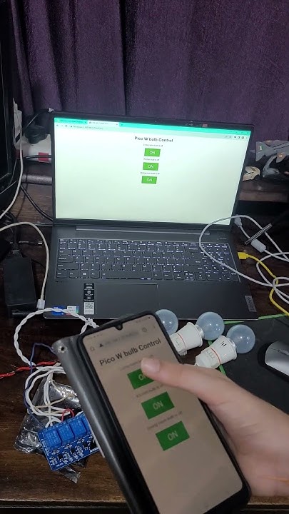 Home Automation with raspberry pi pico w demo 2 - YouTube