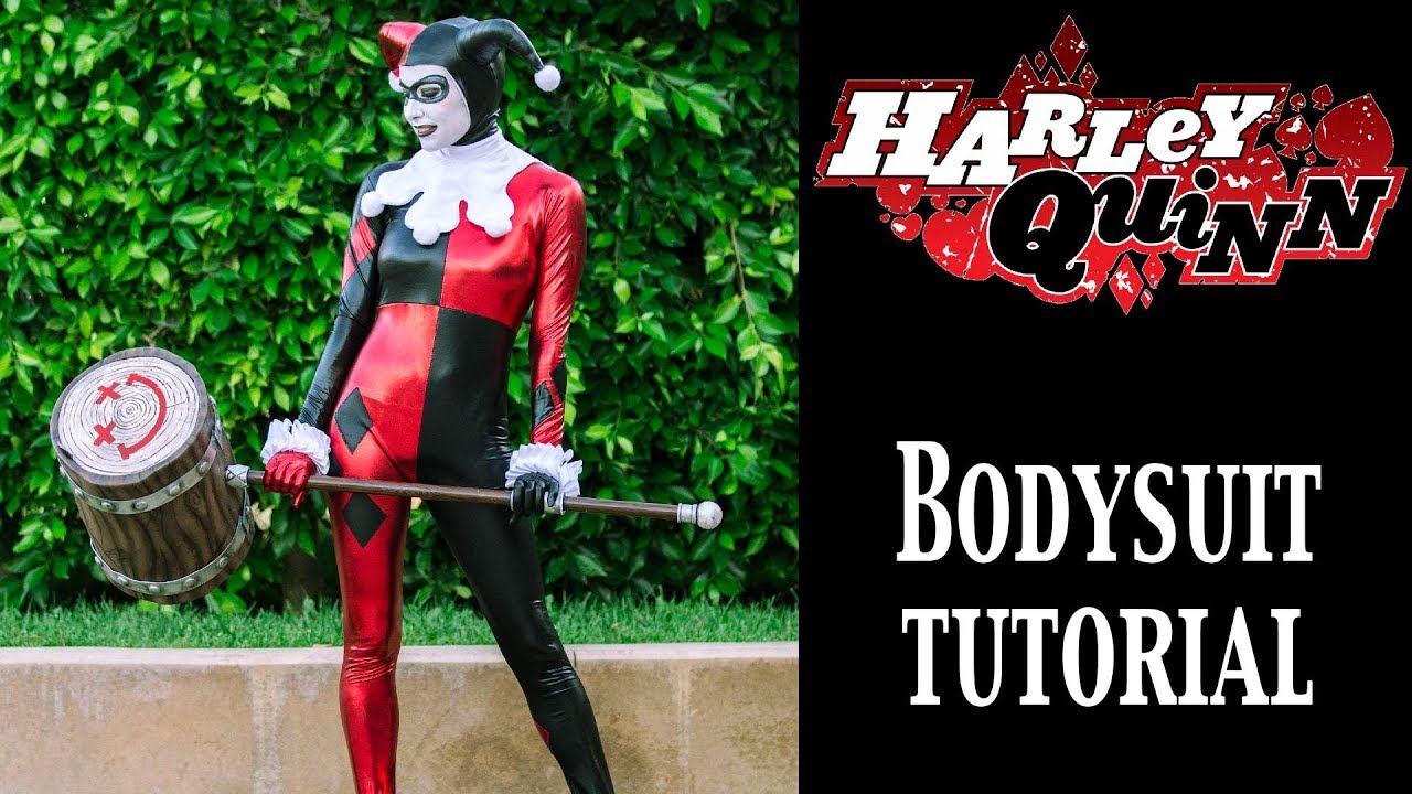 Harley Quinn Costume Tutorial Bodysuit YouTube
