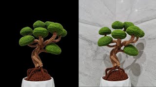 How to crochet Juniper Bonsai  tree