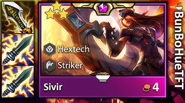 [Full] TFT Hextech Striker Electric Sivir Carry 6 Hextech Team Comp! TFT 6.5 Sivir | TFT PBE Set 6.5
