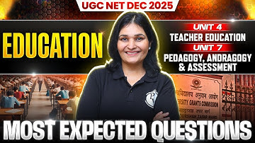 UGC NET Education | Teacher Education, Pedagogy Andragogy | UGC NET Education Most Expected Question