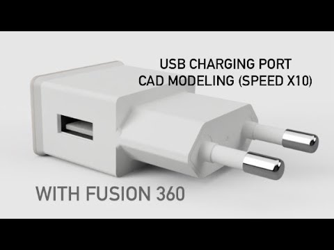 Thumbnail for USB Charging Port CAD Modeling with Fusion 360 (Recorded 27/Jul/2020)