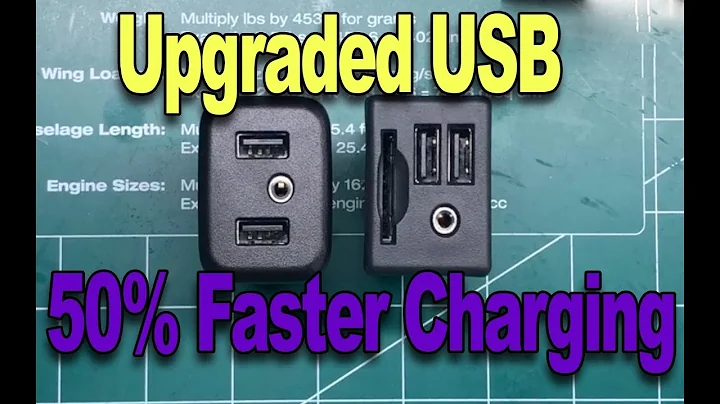 Upgraded USB Port - Cadillac CTS Faster Charging!