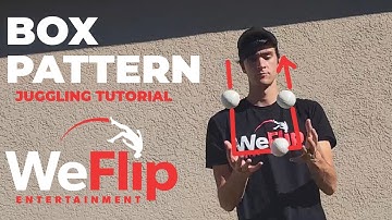 BOX PATTERN - 3 Ball Juggling Tutorial - Beginner/Intermediate