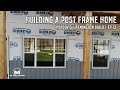 Building a post frame home  window installation  remington  ep 13