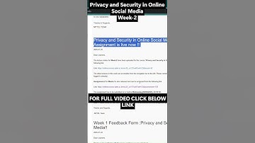 NPTEL Privacy & Security in Online Social Media | Week 2 Answers | NOC25-CS117 | Jul-Dec 2025