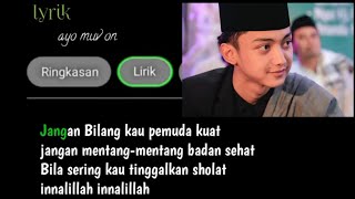 Lirik shalawat \