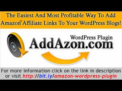 Addazon Amazon WordPress Plugin - YouTube