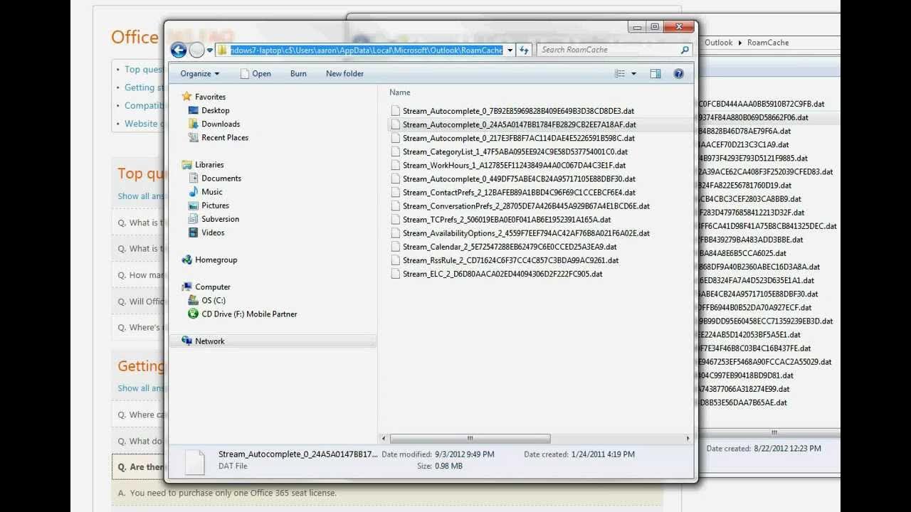 How to transfer Outlook 2010 file to Office 365 YouTube