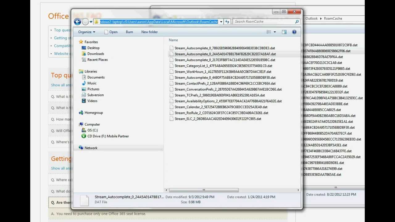 How To Transfer Outlook 2010 Autocomplete File To Office 365 YouTube How To Transfer Outlook 2010 Autocomplete File To Office 365 YouTube