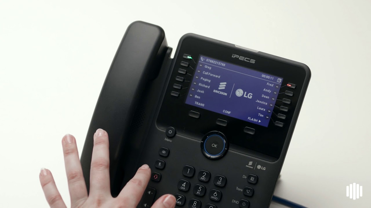 How to use the speakerphone on a iPECS 1000i handset