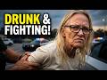 She Kicked a Cop After 2 Bottles of Wine, Felony Arrest | Bodycam