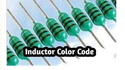 How to read color code of an Inductor?