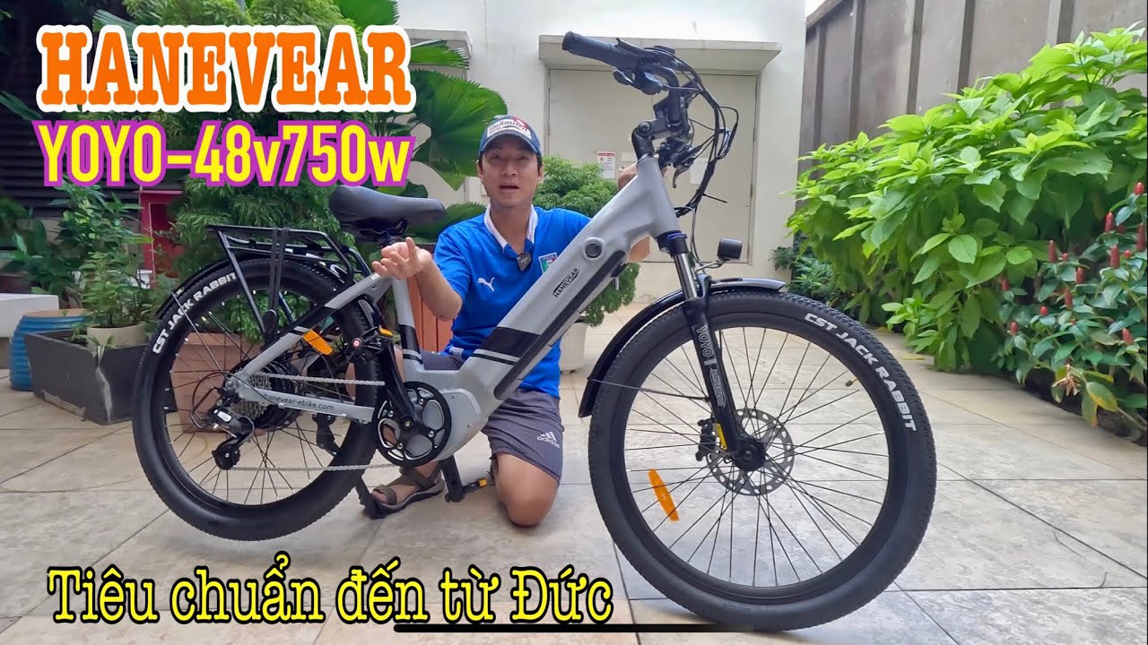Review 2025! Xe Đạp Điện Trợ Lực #HANEVEAR #YOYO 48v750w, Pin 20Ah Tiêu chuẩn đến từ Đức Ba Lan