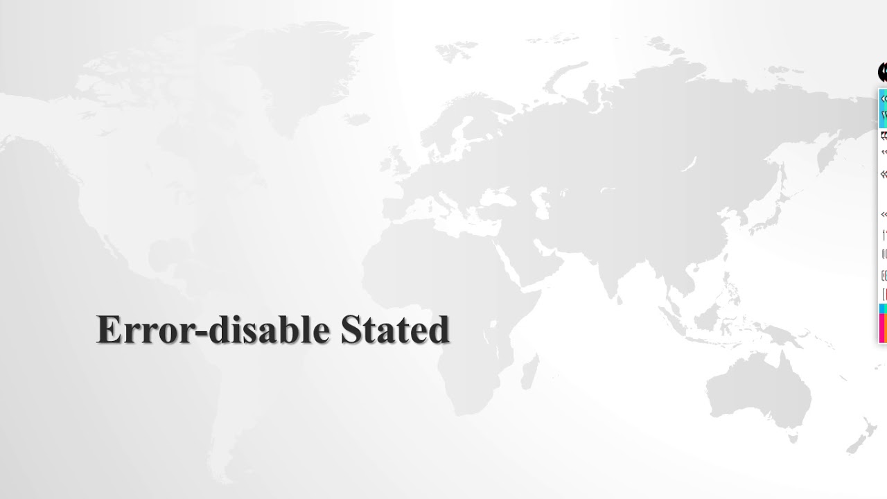 26. Error Disable stated - YouTube