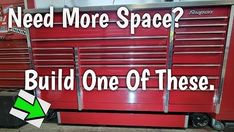 Snap On Roll Cab KRL1023. DIY Under Tool Box Rolling Drawer Build. By: Shaners Mechanic Life