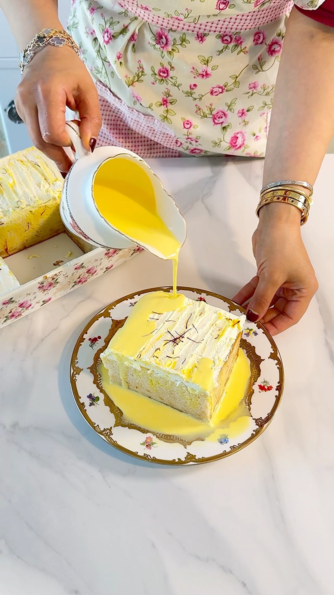 منى ما صدقت اني عملت هالكيك متل الكافيهات #cake